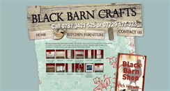 Desktop Screenshot of black-barn-crafts.co.uk