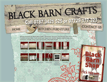 Tablet Screenshot of black-barn-crafts.co.uk